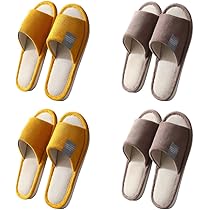 Teceyfeet 6 Paar Pantoffels Set,Sloffen Dames Heren Wasbaar Comfortabel Slippers Hotelpantoffels Gastenpantoffels Antislip Slipper voor Thuis Teceyfeet 6 Paar Pantoffels Set,Sloffen Dames Heren Wasbaar Comfortabel Slippers Hotelpantoffels Gastenpantoffels Antislip Slipper voor Thuis