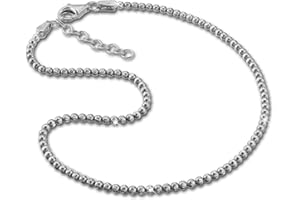 SilberDream Fußkette silber für Damen 925 Silberschmuck Kugeln 27cm SDF2164J Silber Fußkette