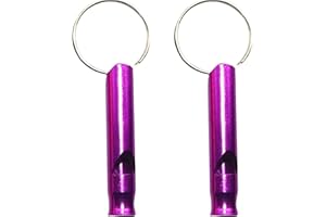 DogCatz No Frills Small Dog Whistle x2 Pack, Training Puppy, Cat Obedience Recall, Stop Barking, Colours (Purple)