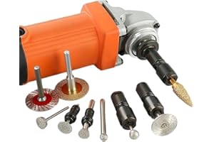 snowchecking Accessori per smerigliatrice angolare, 2 Adattatore modificato per smerigliatrice angolare, strumento di conversione per smerigliatrice Compatibilità M10