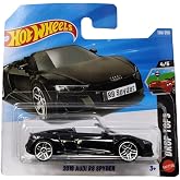 Hot Wheels - 2019 Audi R8 Spyder - Black - Short Card - JJJ84 (1/64)