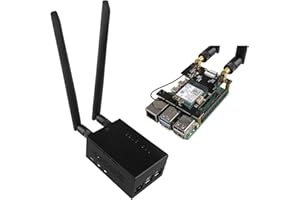 ZDE ZP590A PCIe a WiFi7 6 6E 5 HAT Scheda di espansione WiFi 7 Adattatore con custodia in alluminio ZC501 Scheda periferica PCIe per Raspberry Pi 5 2GB 4GB 8GB 16GB