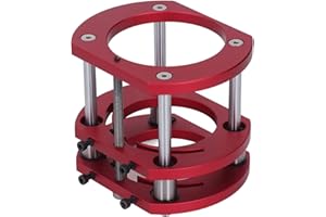 MOTHINESSTO Sistema di sollevamento da tavolo del router, facile installazione Resistenza alla ruggine Funzionamento semplice Lega di alluminio Base di sollevamento del router in acciaio inossidabile