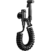 STA-5041 Premium Armat&uuml;r Tabancalı Banyo Alaturka Yer Tuvaleti Taharet Musluğu Esnek Spiral Hortumlu Bide Taharetmatik Abdest