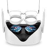 SUPERUS Silicone Anti-Rayures Protection Lentille Compatible avec Oculus/Meta Quest 2 - Accessoire VR empêche Les Lunettes de