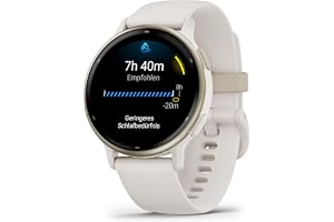 vivoactive 5 smartwatch AMOLED, Cream Gold & Ivory (Renoverad)