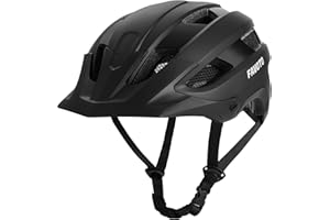 Favoto Casco MTB Uomo Donna - Caschi da Bici Leggero con Visiera Rimovibile Omologato CE Tripla Protezione Taglia Regolabile Traspirante per Bicicletta da Strada Montagna