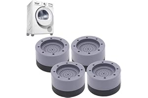 ZEACCT Waschmaschine Füße Pad Fußpolster 4 Stück Universal Anti Vibration Waschmaschine Füße [Vibrationsdämpfer] Waschmaschine Fußpolster Schwingungsdämpfer Antirutschmatte für Waschmaschinen und Trockner