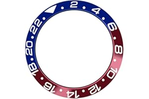 SHEAWA Anillo de reloj de inserción de bisel de cerámica de repuesto para accesorios de reloj Rolex GMT de 40 mm (4)
