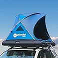 2 Man Inflatable Car Rooftop Tent - Portable Easy Set-up Four Season Waterproof and Sun Resitant Camping Dome Tent - Usable on water - Suitable for SUV,Truck and Universal Auto Self-driving Touring