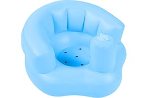 AUIRSHIKY Seggiolino gonfiabile per bambini, Sedile da bagno gonfiabile per bambini, sedia da divano gonfiabile per bambini, seggiolino per bambini, sedia da doccia gonfiabile per bambini, sedia per neonato
