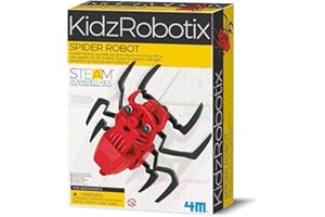 4M 403392 Kidz Robotix-Spider Robot, Red/Black