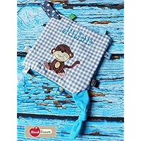 Knistertuch Affe mit Namen