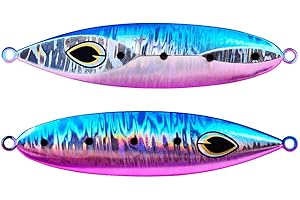 GIERZIJIA Jig lento piatto caduta, 80g/100g/120g piombo verticale Jigs acqua salata artificiale esca barca esca pesca esche esche jigging, per tonno Kingfish Bass salmone