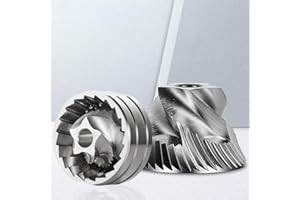 Kaffeemühle Konischer Grat, Edelstahl Konische Grat, Kaffeemaschine Hand Schleifen Zubehör Sechseckige Schleifscheibe, 5 Kern