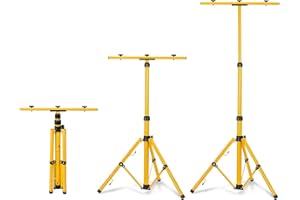 ACXIN Trípode telescópico para focos LED, halógenos, amarillo, 50-150 cm