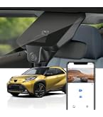 Fitcamx Dashcam Compatible avec Toyota Yaris and Yaris Cross 2024-2026, OEM Caméra de Voiture 4K UHD 2160P Video WiFi, G-Senseur, Enregistrement en Boucle, WDR Dashcam Voiture, Plug&Play, Carte 64 Go