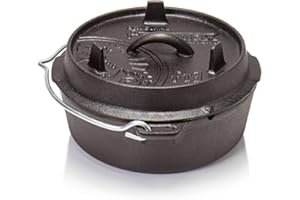 Petromax Fire Pot ft3 (Dutch Oven) (Flat Base)