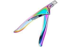 TingDongWei Coupe-Ongles en Acier Inoxydable, Convient pour les Ongles Acryliques, Coupe Capsules Ongle Coupe Faux Ongle pour les Ongles Acryliques,Ongles Artificiels, Ongles en Gel (Couleur)