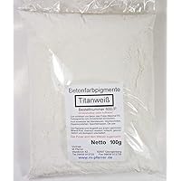 Pigment, Pulverfarbe, Oxidfarbe Titanweiß 100g