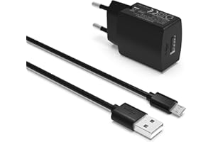 SUPERER Caricatore Compatibile con Kindle Paperwhite E-Reader Tablet Micro-USB Caricabatterie Caricatore Alimentatore 5V 2A 10W 1,5M