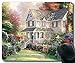Produktbild victorian Garden Thomas Kinkade Painting Cottage House Garden SUmmer Thomas Kinkade Rectangle Mouse Pad