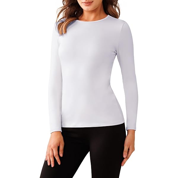 Winter warme thermische tops voor vrouwen casual blouse winter tops voor vrouwen ronde hals gevoerd thermisch thermisch ondergoed slanke tops lange mouwen thermische shirts dames thermisch shirt Winter warme thermische tops voor vrouwen casual blouse winter tops voor vrouwen ronde hals gevoerd thermisch thermisch ondergoed slanke tops lange mouwen thermische shirts dames thermisch shirt