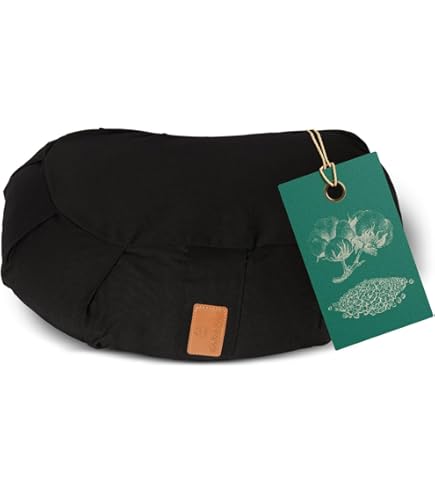 Cuscino Yoga In Microfibra Grigio - 66x24x13cm, Supporto Per Fitness, Meditazione E Relax