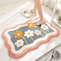 Elyesse Bath-Door Mat 40x58 cm. Antiskid & Washable by Saral Home ...