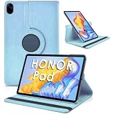 Huawei Honor Pad X9 11.5in&ccedil; ile uyumlu Kılıf 360 D&ouml;nebilen Standlı Case Mavi