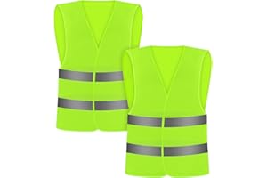 Chyaya Hi Vis Vests,High Visibility Vest Car,Reflective High Vis Jackets,High Visibility Reflective Safety Vest Waistcoats Jacket For Traffic Work, Running