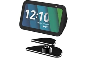 YEZRO All Metal Stand for Echo Show 5(3rd Gen) 2023 Release, Show 5 Adjustable Stand Magnetic Holder Tilt and 360-Degree Swivel Compatible with Iphone 14 & Echo Show 5 3rd