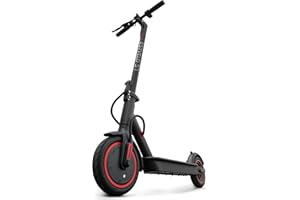 ESTVELO Electric Scooter for Adults, 8.5" Pneumatic Tires, Foldable E Scooter with APP and Cuise Control, 3 Speed Modes, Double Braking, Maximum Load 120 kg