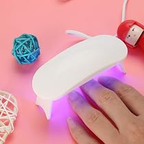 Cosiki UV-LED-Nagellampenlampe – 9W, 365+405nm Doppellichtquelle, 9 LEDs, Für Nagelgel-Trockner, 270° Drehbar