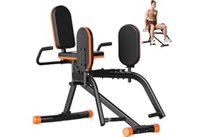 HXD-ERGO Hip Abductor Machine for Home Gym, 4 Resistance Adjustments Inner Thigh Exercise Equipment, Buttocks lifting Glute Training Machine for Sedentary/Office/Postpartum Recovery