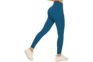 ChunyChi Leggins Deportivos Mujer Largos con Bolsillos, Legegings Opacos de Cintura Alta, Mallas Deporte Mujer Leggins Mujer Push Up para Yoga, Fitness, Longitud Fácilmente Acortable