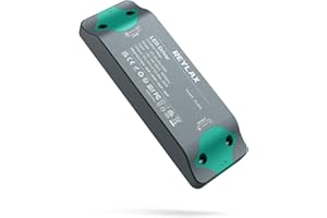 REYLAX LED Driver 24V 60W 25A, Power Supply Unit, 240V AC to 24 Volt DC Transformer, Constant Voltage Driver Adapter-Low Voltage Transformers for DIY Light Strips, LED Bulbs, Not Dimmable