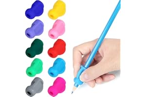 PROPOG 10 Pezzi Impugnatura Matita Bambini, Penna Matita Ergonomica Scrittura Strumento Correzione Della Postura Scrittura Strumento