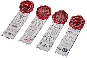 Starforged Warhammer 40K Authorized Purity Seals Warhammer 40K i wosk uszczelniający zestaw 1, wosk, pergamin, bez kamieni szlachetnych, Stal stopowa, Bez kamieni szlachetnych