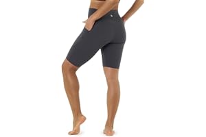 LAPASA Short de Sport & de Yoga Femme Legging Court Cycliste Fitness Gym Pilates Taille Haute Gainant Amincissant L52A1/B1