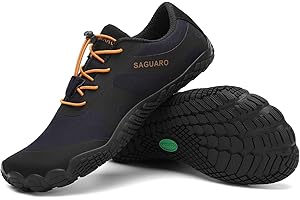 SAGUARO Chaussures Minimaliste Homme Femme Barefoot Shoes Chaussures Pieds Nus Antidérapantes Barefoot Chaussures de Trail Chaussure Randonnée pour Semelle Zero Drop EU GR.36-48