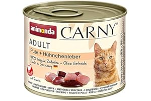 Animonda Carny Karma dla Kotów, Indyk I Wątróbka, 6 x 200 g