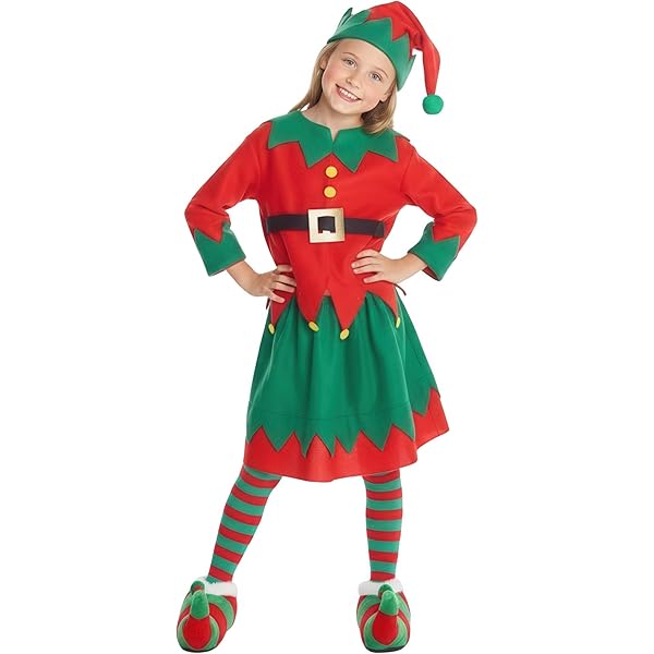 W WIDMANN MILANO Party Fashion - costume da elfo, aiutante di Babbo Natale,  folletto, elfo, costume di Natale per bambini : Amazon.it: Giochi e  giocattoli