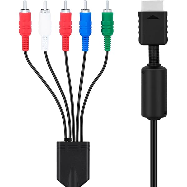 Mcbazel Câble AV Premium pour Console Wii & Wii U 1,8m Câble Audio
