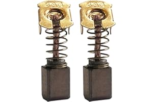 TRADE-SHOP Lot de 2 balais de charbon pour scie circulaire Makita BSR730SH DSS500 DSS501 BSS500 BSS500 BSS500 BSS501 DCS550 DUC122 BUC122 CB430 191971-3