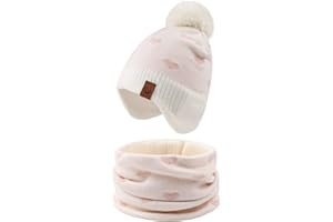 XIAOHAWANG Dinosaure Bébé Chapeau Écharpe Ensemble Chapeaux d'hiver pour Enfant Garçon Fille Bonnet de Chaud Automne 0 à 7 Ans