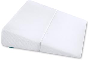 Amazinggirl Poduszka klinowa do łóżka, klin do materaca, poduszka refluksowa dla dorosłych, klin do łóżka, poduszka do czytania, 64 x 62 x 17 cm