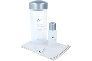 B&S LEADER Brillenbad SET - Schüttelbad mit Spezialreiniger 50ml + Microfasertuch - Patentiertes Brillenreinigungsgerät - Innovative Brillenreinigung wie vom Optiker für Gläser und Gestell