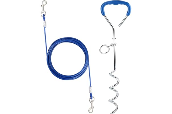 dog corkscrew tether