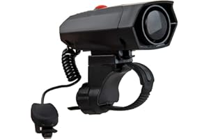 SH-RuiDu Klaxon de vélo électronique super puissant 5 modes pour guidon de vélo